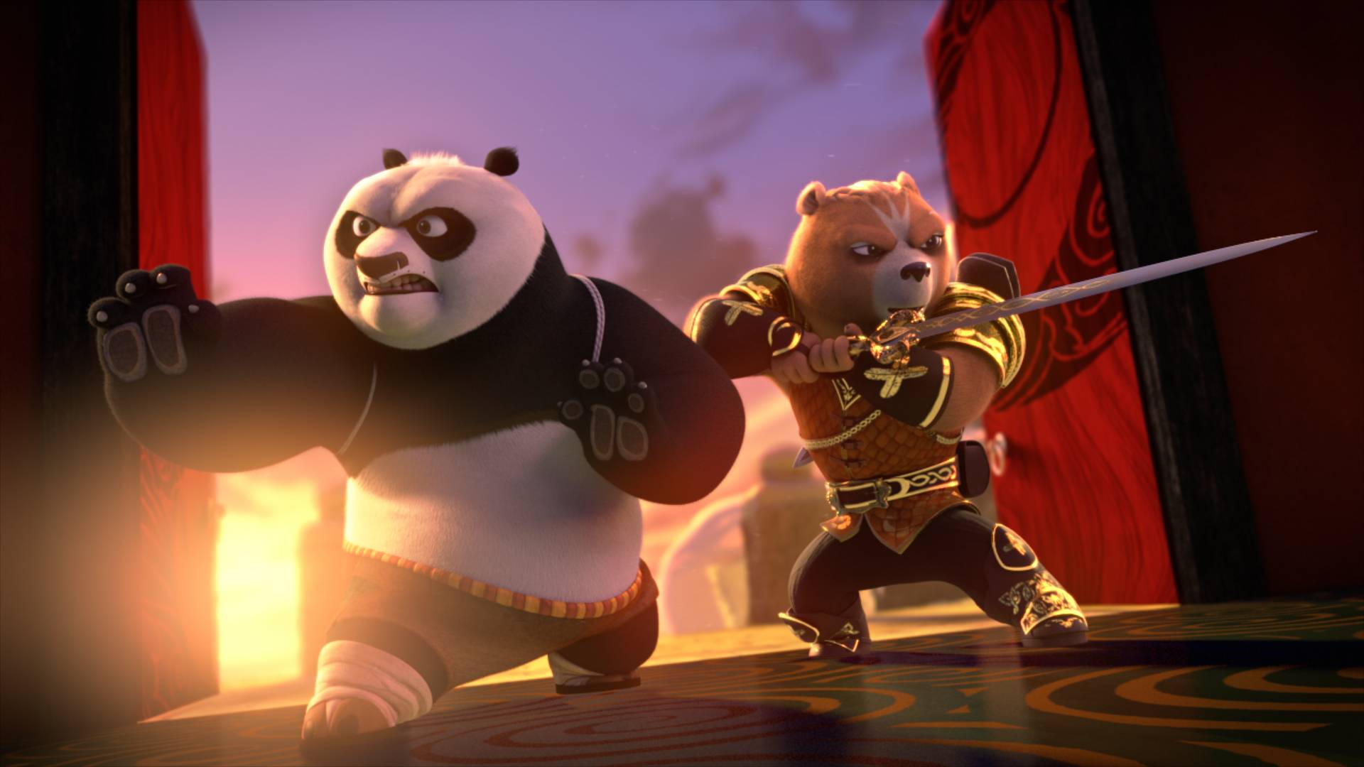 Kung Fu Panda series on Netflix