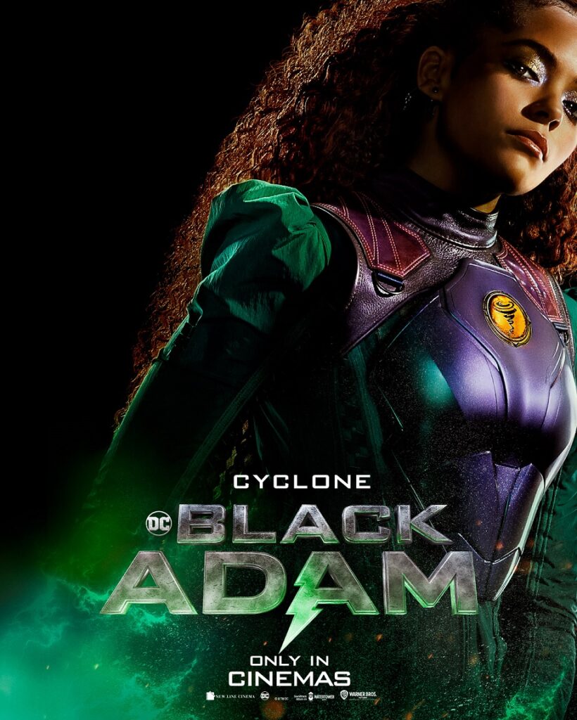 Quintessa Swindell character poster in Black Adam