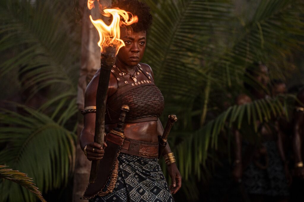 Viola Davis as General Nanisca in The Woman King