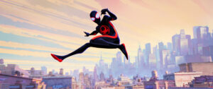 Miles Morales as Spider-Man in Spider-Man: Across the Spider-Verse still