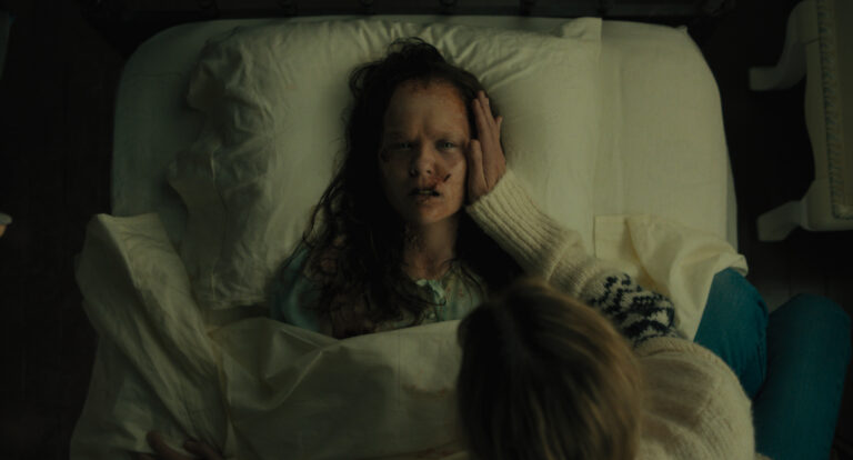 Katherine (Olivia O'Neill) in The Exorcist: Believer, directed by David Gordon Green.