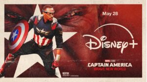Captain America: Brave New World poster on Disney+