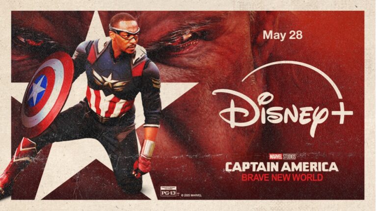 Captain America: Brave New World poster on Disney+