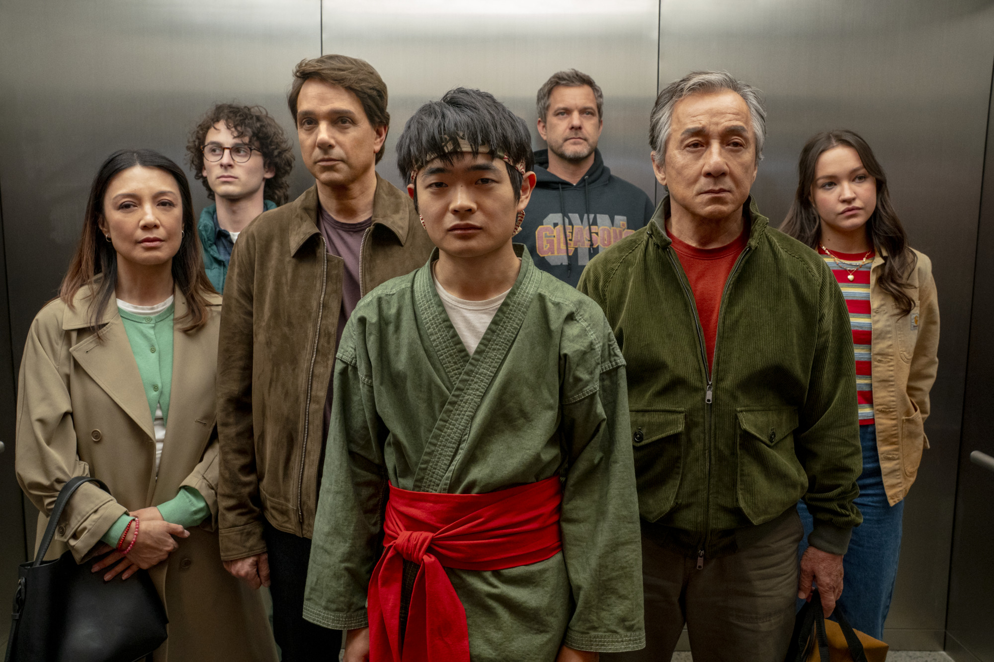 Karate Kid Legends Li Fong and his family