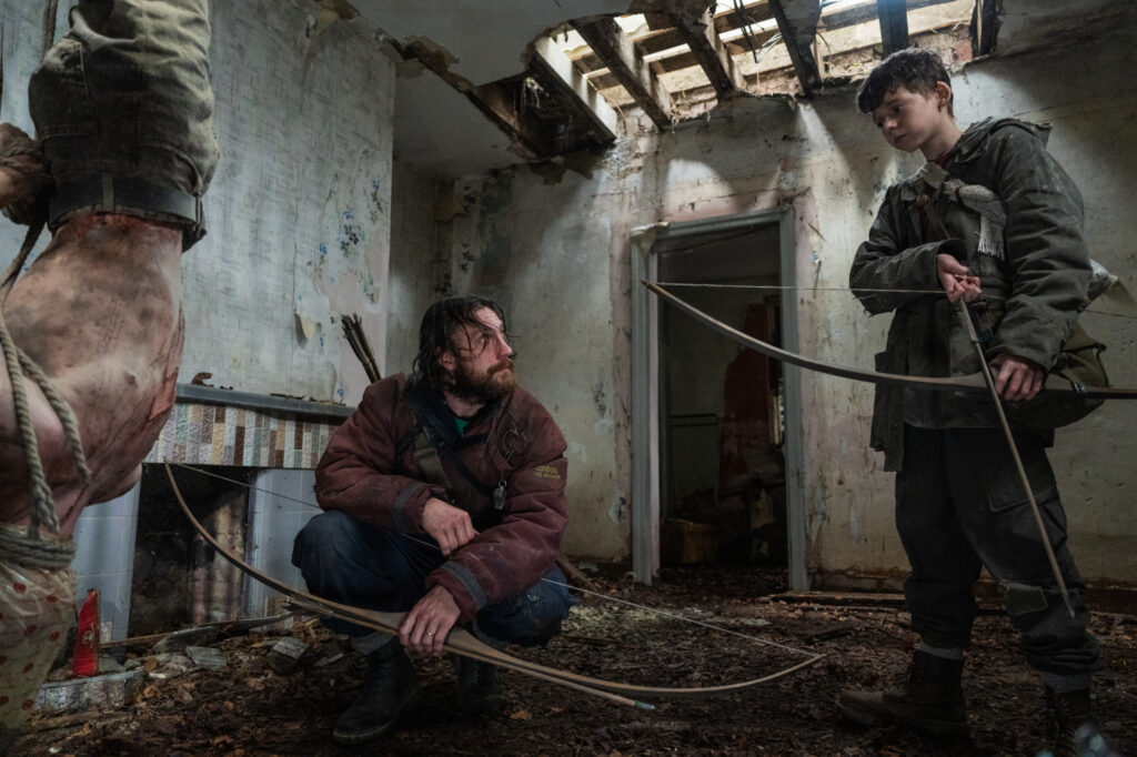 Aaron Taylor-Johnson and Alfie Williams