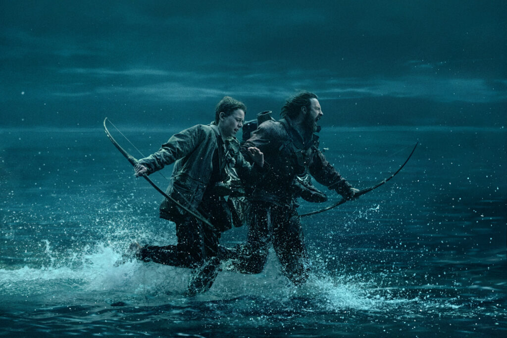 Alfie and Aaron running in 28 Years Later