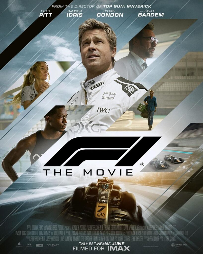 F1 The Movie now showing in cinemas