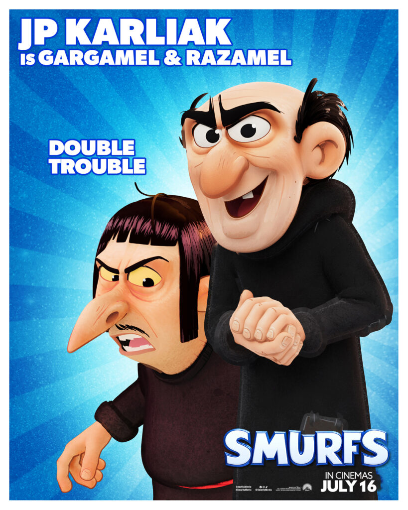 Smurfs movie character poster