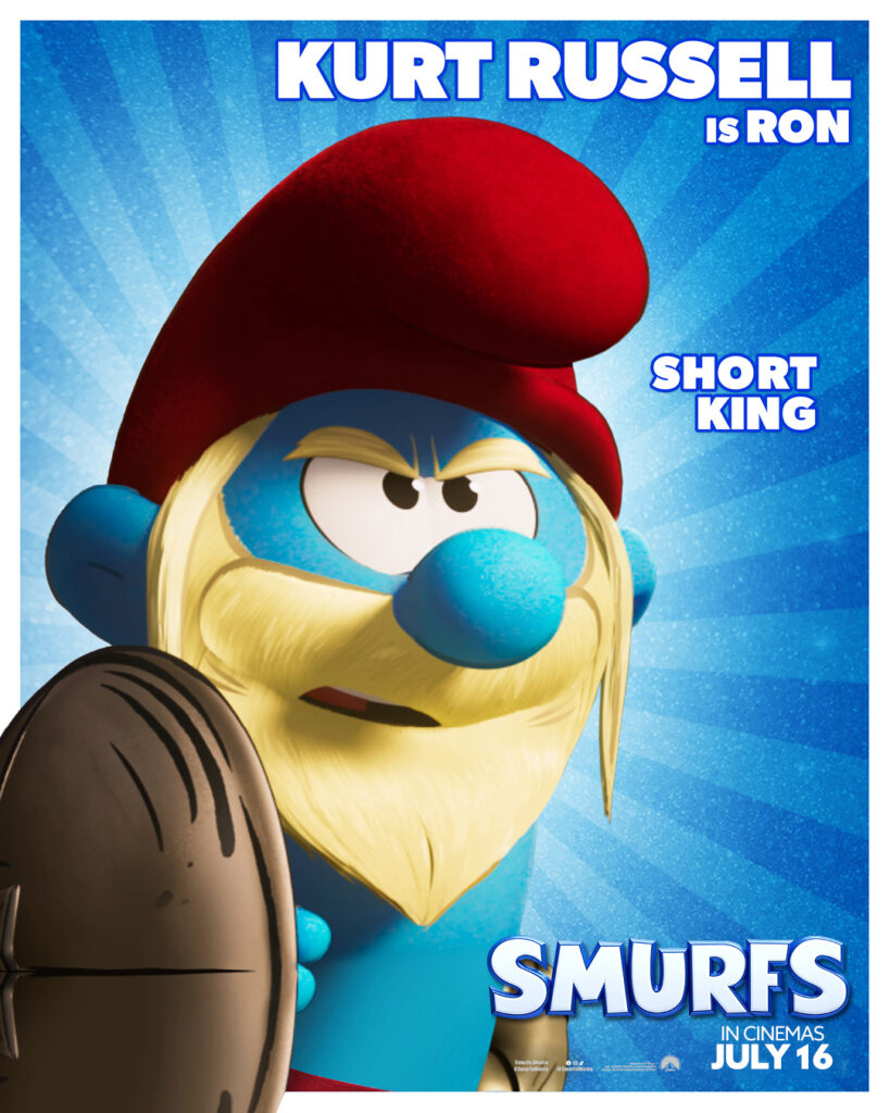 Smurfs movie character poster