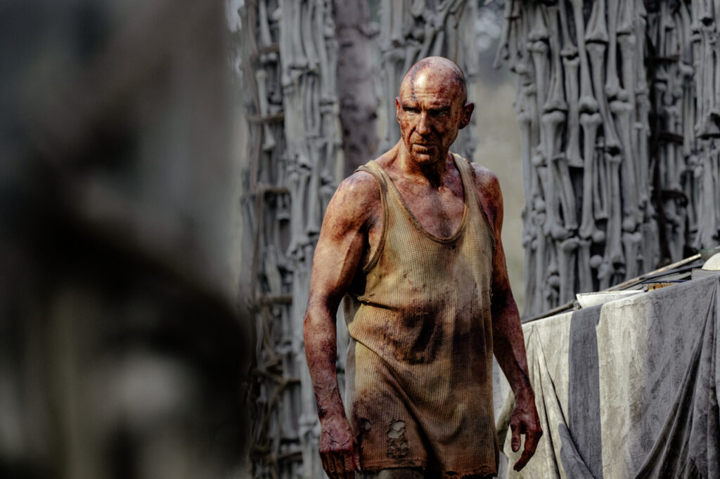 Ralph Fiennes at the bone temple