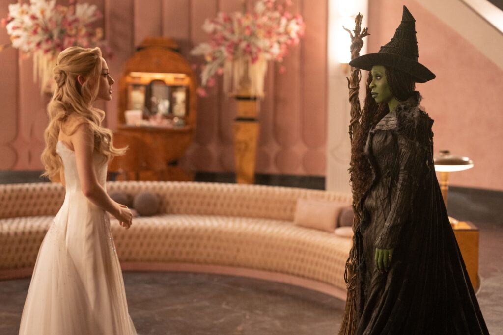 Glinda and Elphaba in Wicked: For Good