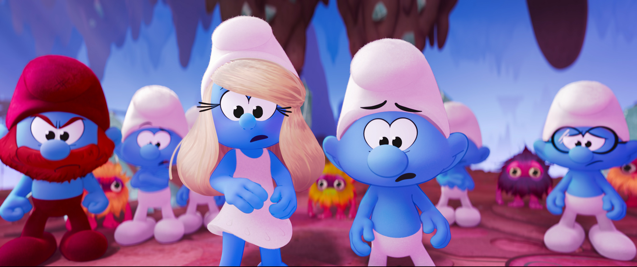 Smurfette is voiced by Rihanna in the new Smurfs movie