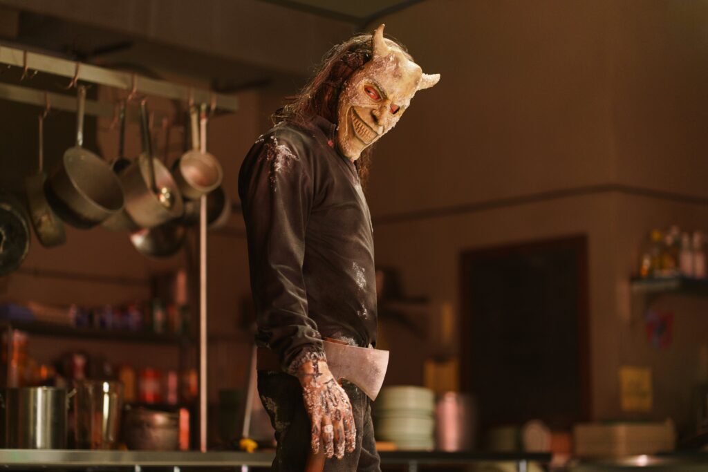 Ethan Hawke as The Grabber in "The Black Phone 2"