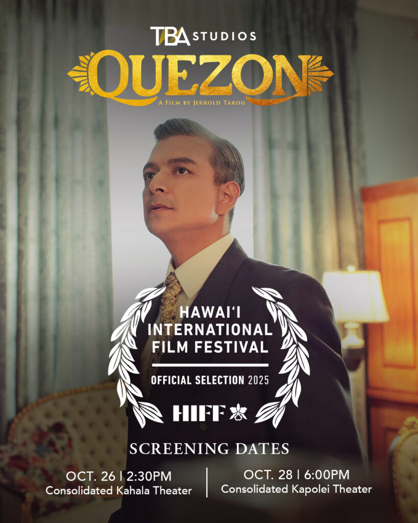 Quezon movie at the Hawai'i International Film Festival