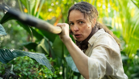 Linda hunting for food in Send Help