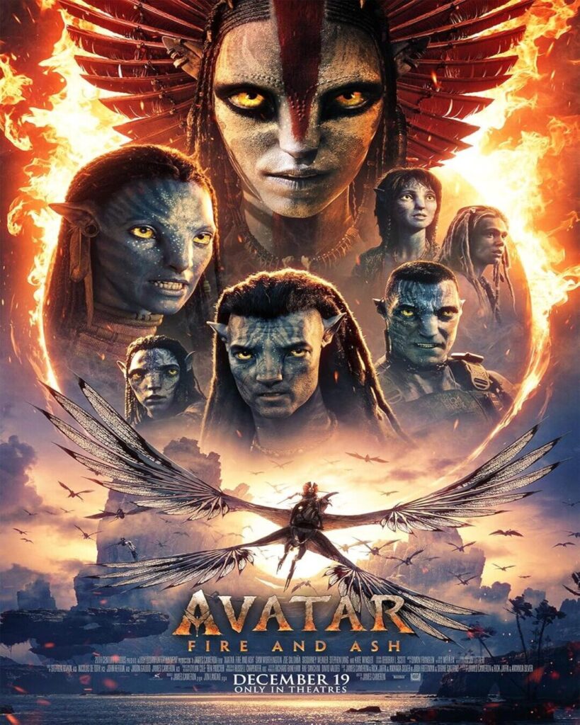 Avatar Fire and Ash movie poster