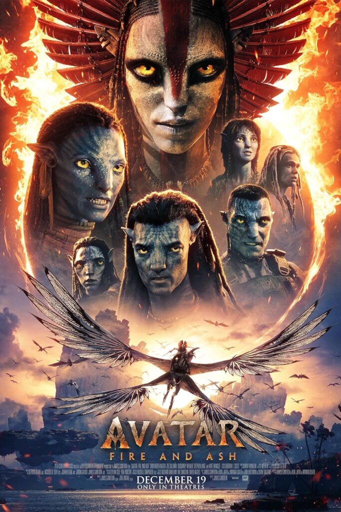 Avatar Fire and Ash movie poster