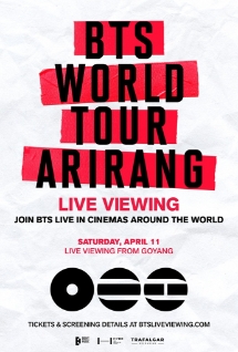 BTS World Tour Arirang movie poster