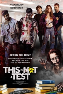 This is not a test movie poster