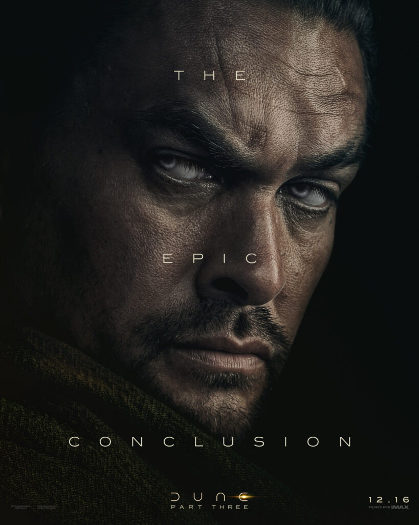 Jason Momoa Dune Part Three movie poster