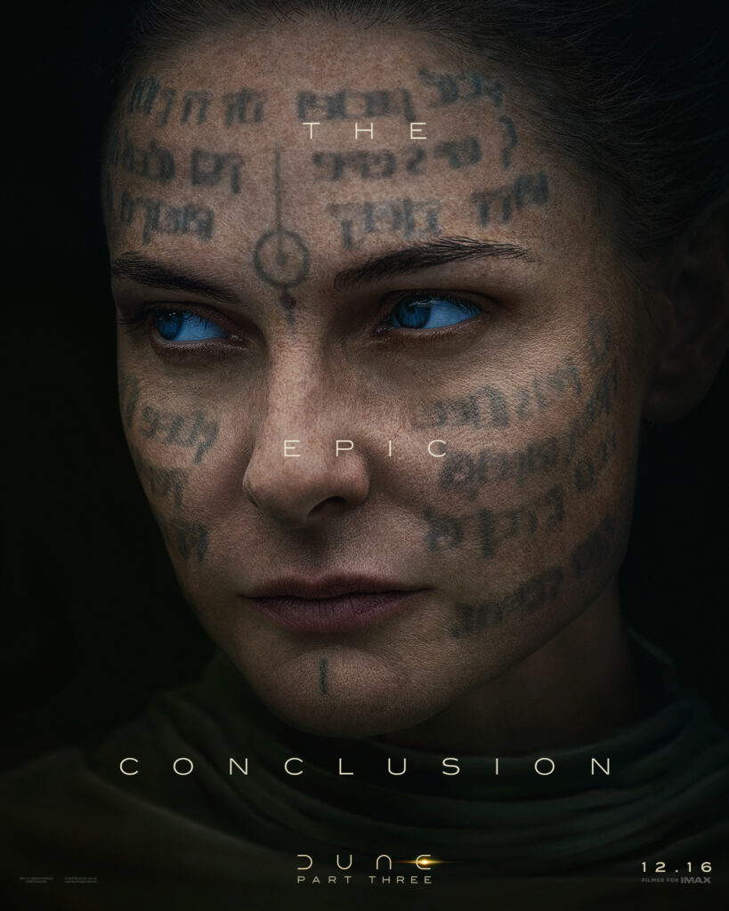 Rebecca Ferguson Dune Part Three movie poster