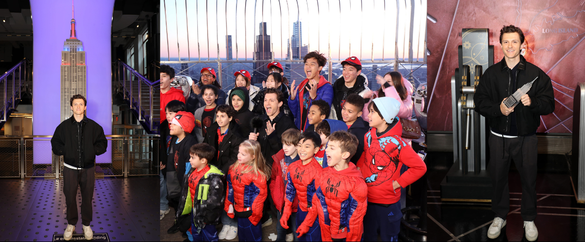 Tom Holland lights up Empire State for ‘Spider-Man: Brand New Day’ trailer debut