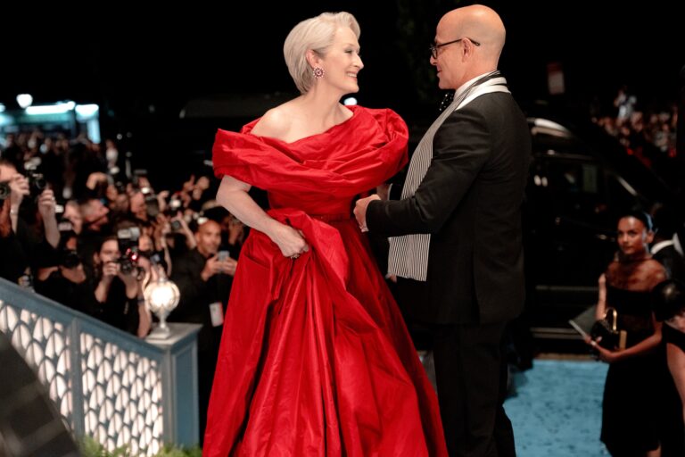 Miranda and Nigel in The Devil Wears Prada 2 - review
