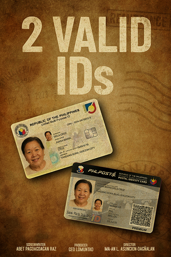 2 Valid IDs movie poster Cinemalaya