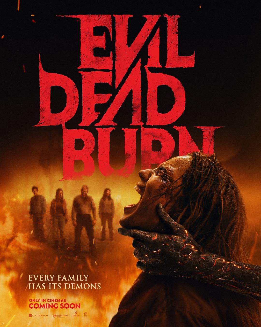 Evil dead burn movie poster