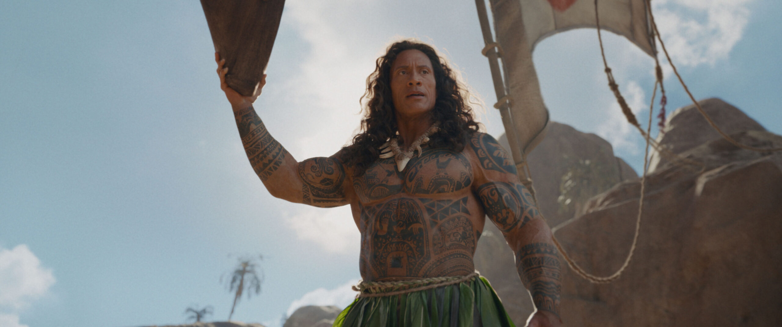 Dwayne Johnson as Maui in Moana
