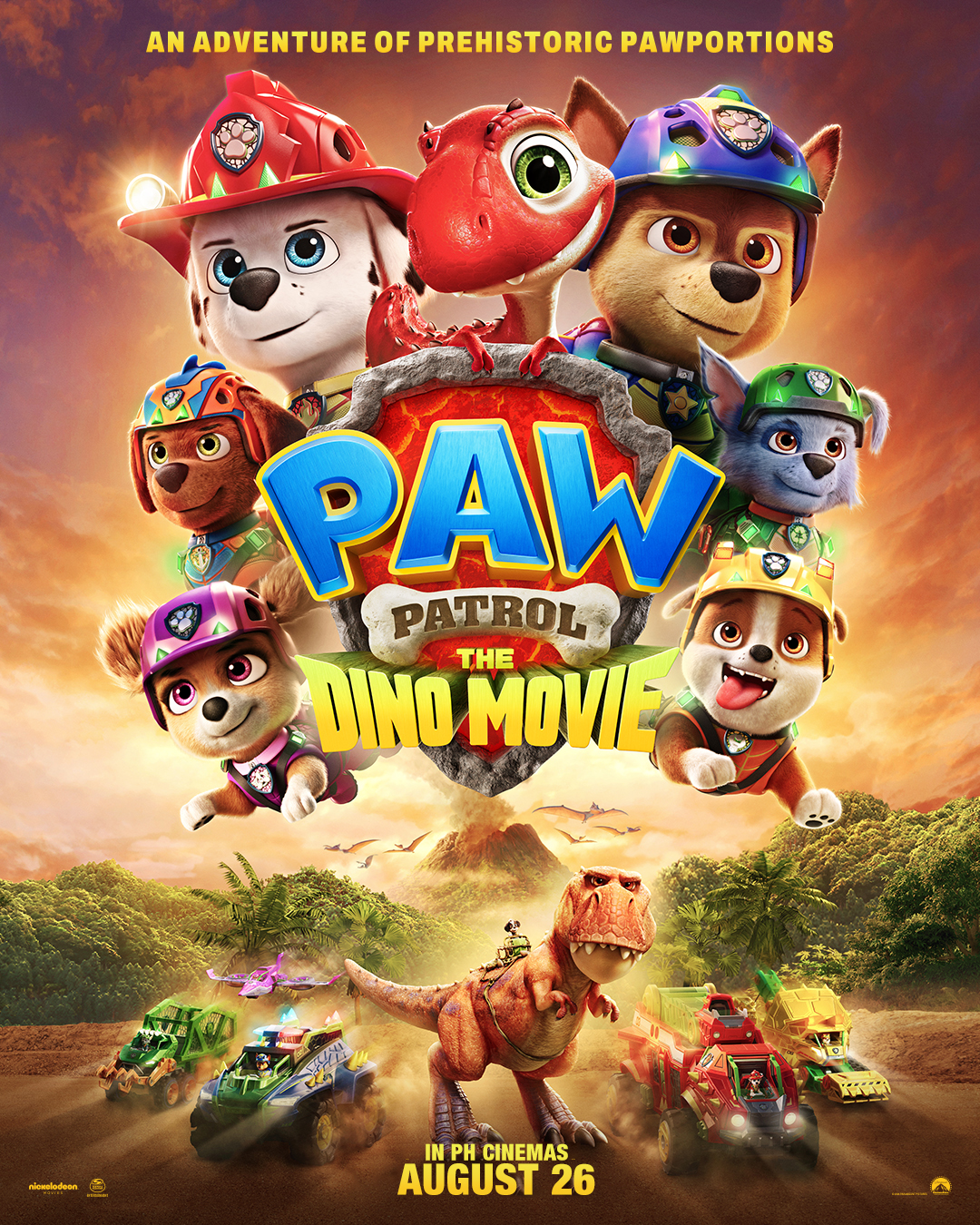 Paw Patrol the Dino MOvie poster