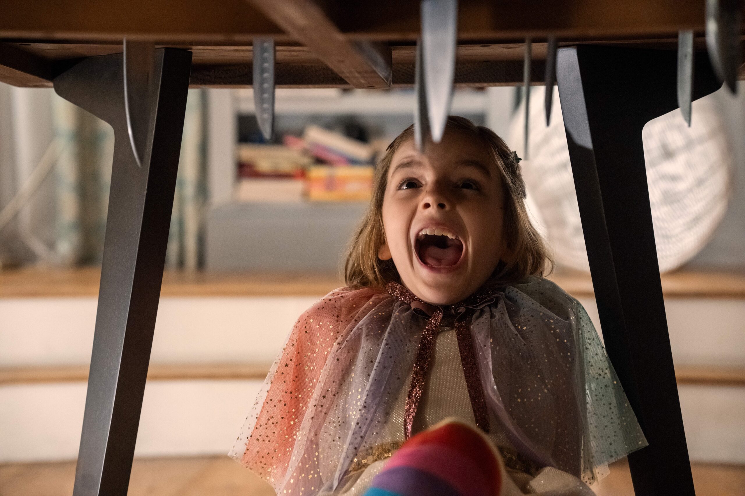 Little girl under the table - Other Mommy