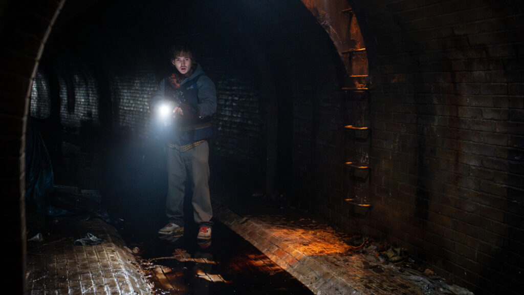 Man with flashlight - Resident Evil